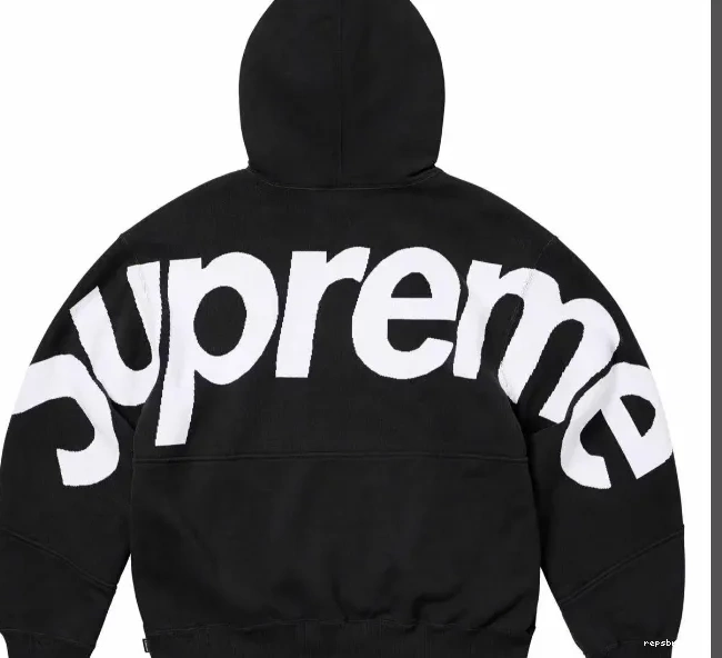 Black M Sweatshirt SWEATSHIRT XL HOODED LOGO Hoodie L Big Grey Back S LOGO BIG JACQUARD 0818